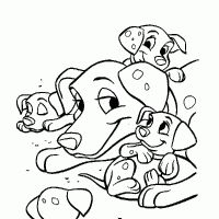 Desenhos para colorir 102 Dálmatas