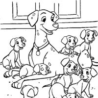 Desenhos para colorir 102 Dálmatas