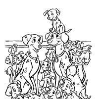 Desenhos para colorir 102 Dálmatas