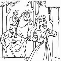 Desenhos para colorir A Bela Adormecida
