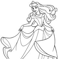 Desenhos para colorir A Bela Adormecida