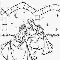 Desenhos para colorir A Bela Adormecida