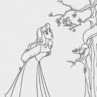 Desenhos para colorir A Bela Adormecida