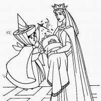 Desenhos para colorir A Bela Adormecida