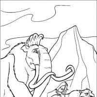 Desenhos para colorir A Era do Gelo