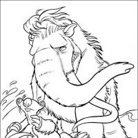 Desenhos para colorir A Era do Gelo