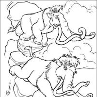 Desenhos para colorir A Era do Gelo