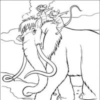 Desenhos para colorir A Era do Gelo