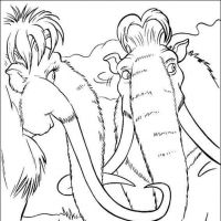 Desenhos para colorir A Era do Gelo