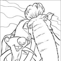 Desenhos para colorir A Era do Gelo