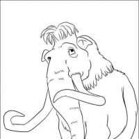 Desenhos para colorir A Era do Gelo