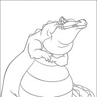 Desenhos para colorir A Princesa e o sapo