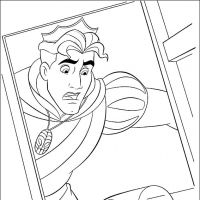 Desenhos para colorir A Princesa e o sapo