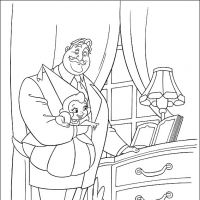 Desenhos para colorir A Princesa e o sapo