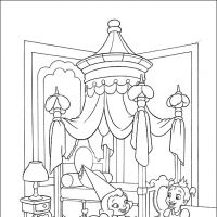 Desenhos para colorir A Princesa e o sapo