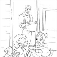 Desenhos para colorir A Princesa e o sapo