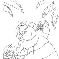 Desenhos para colorir A Princesa e o sapo