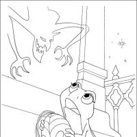 Desenhos para colorir A Princesa e o sapo