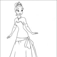 Desenhos para colorir A Princesa e o sapo