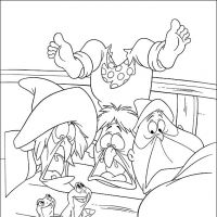 Desenhos para colorir A Princesa e o sapo