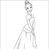 Desenhos para colorir A Princesa e o sapo