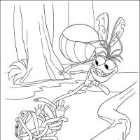 Desenhos para colorir A Princesa e o sapo