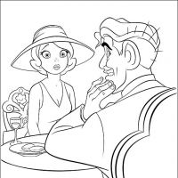 Desenhos para colorir A Princesa e o sapo