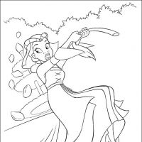 Desenhos para colorir A Princesa e o sapo