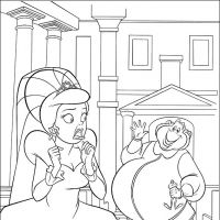 Desenhos para colorir A Princesa e o sapo