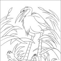 Desenhos para colorir A Princesa e o sapo