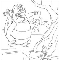 Desenhos para colorir A Princesa e o sapo