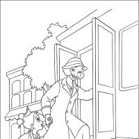 Desenhos para colorir A Princesa e o sapo