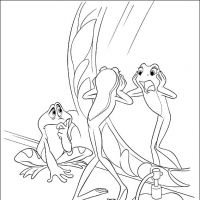 Desenhos para colorir A Princesa e o sapo
