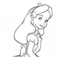 Desenhos para colorir Alice no país das maravilhas
