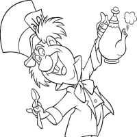 Desenhos para colorir Alice no país das maravilhas