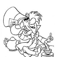 Desenhos para colorir Alice no país das maravilhas