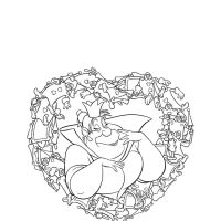 Desenhos para colorir Alice no país das maravilhas