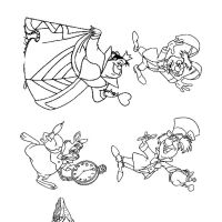 Desenhos para colorir Alice no país das maravilhas