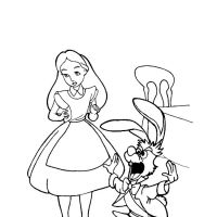 Desenhos para colorir Alice no país das maravilhas