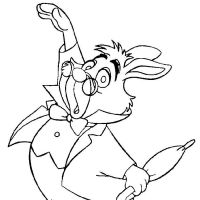 Desenhos para colorir Alice no país das maravilhas