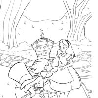 Desenhos para colorir Alice no país das maravilhas