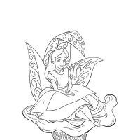Desenhos para colorir Alice no país das maravilhas