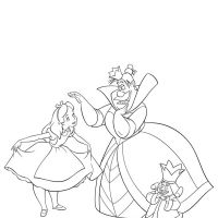 Desenhos para colorir Alice no país das maravilhas