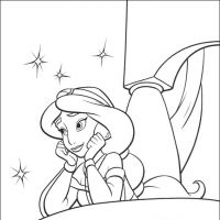Desenhos para colorir Alladin