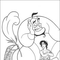 Desenhos para colorir Alladin