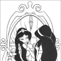 Desenhos para colorir Alladin
