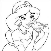 Desenhos para colorir Alladin