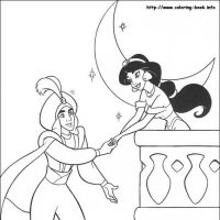 Desenhos para colorir Alladin