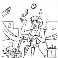 Desenhos para colorir Alladin