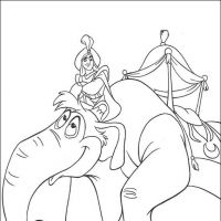Desenhos para colorir Alladin
